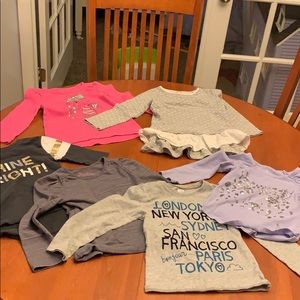 Girls 4t Lot of long sleeve shirts